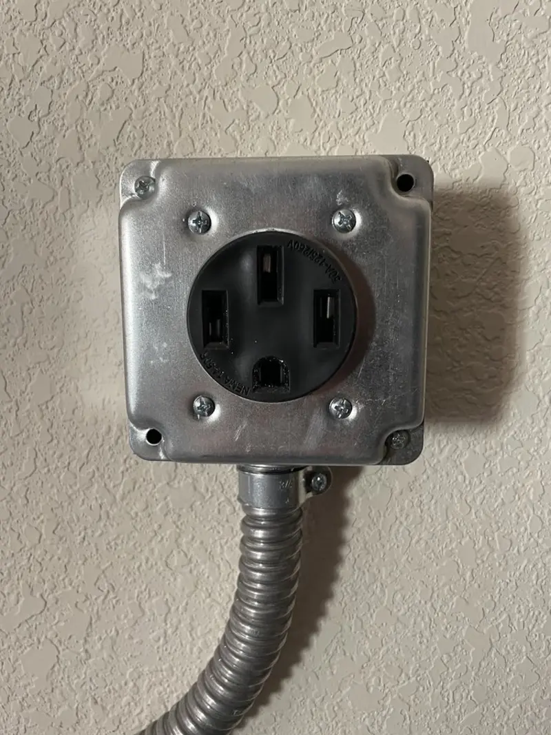 NEMA 14-50 outlet installed for Electrical Panel Upgrade in New Holland